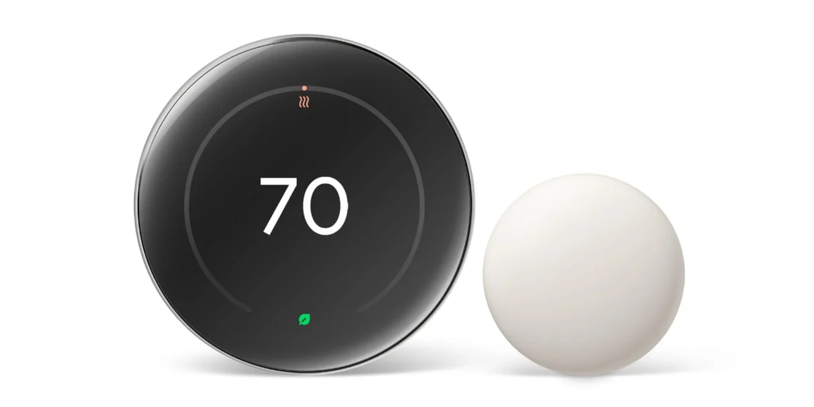 Google Nest Learning Thermostat (4th Gen) — official Amazon product image