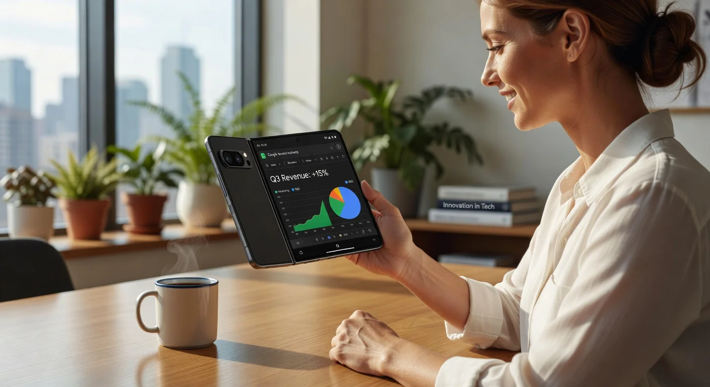 Google Pixel Fold 2 - detail closeup