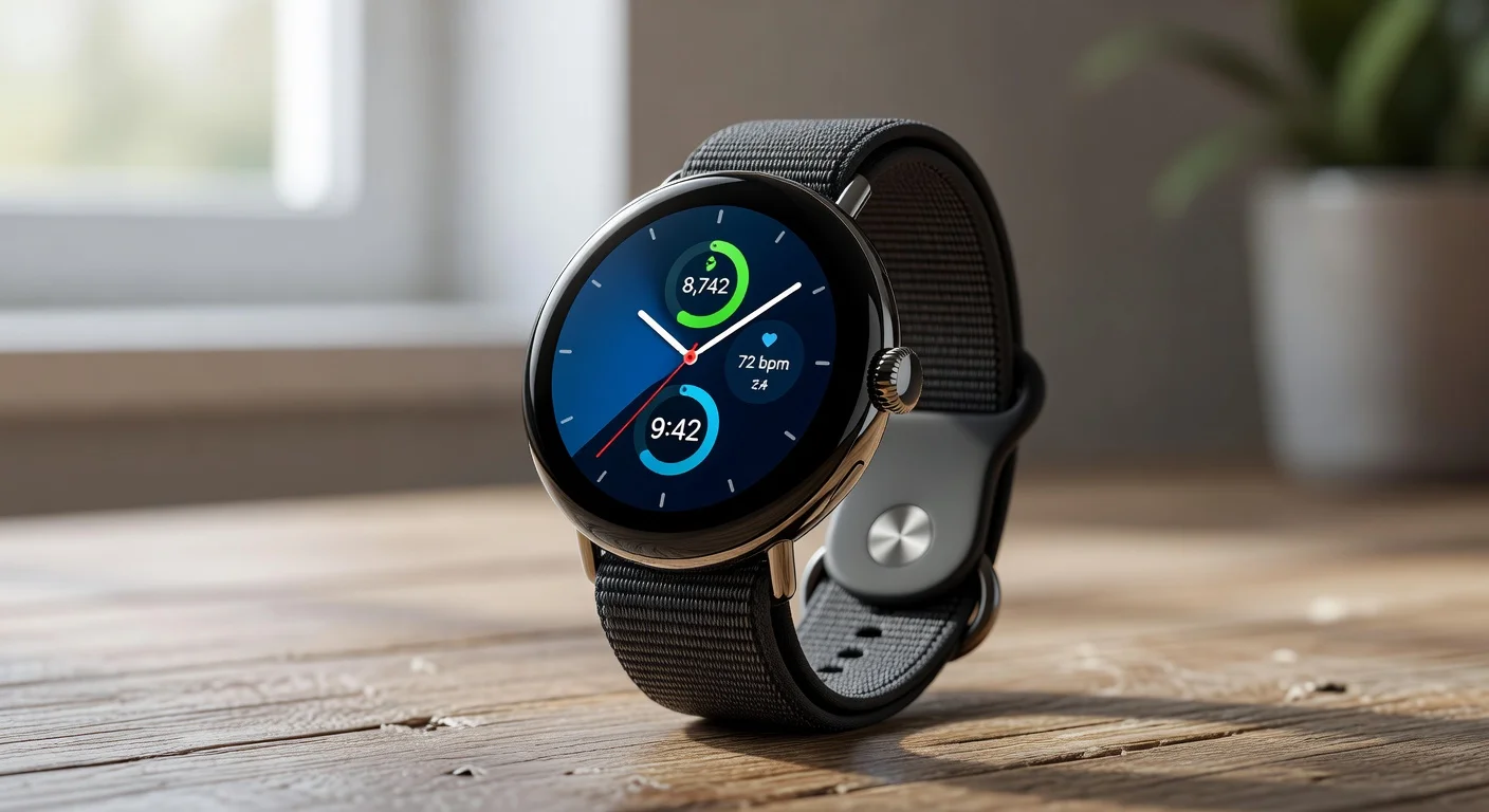 Google Pixel Watch 3 - detail closeup