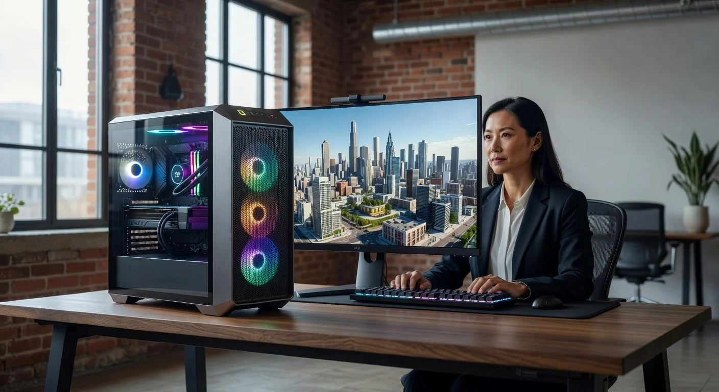 HP Omen 45L (2026 Edition) - in-use shot