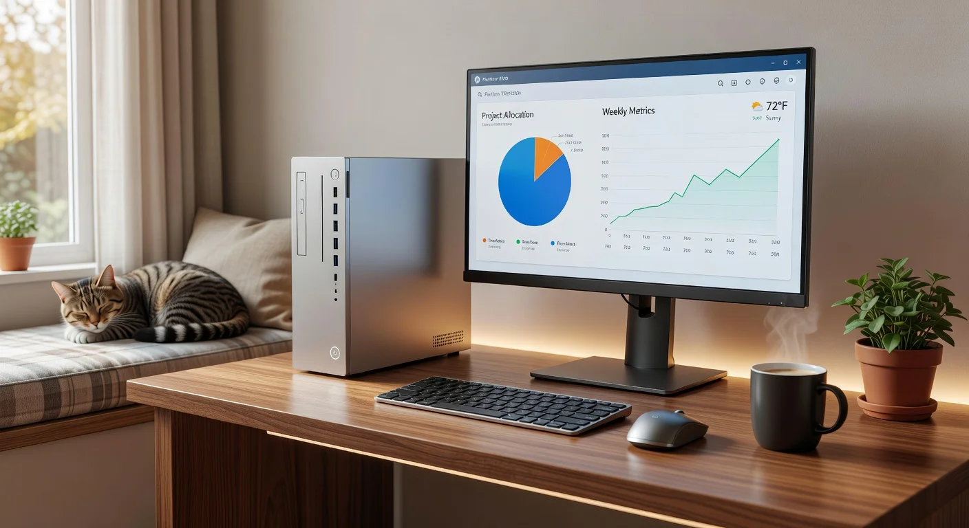 HP Pavilion Desktop TP01-2000 - in-use shot