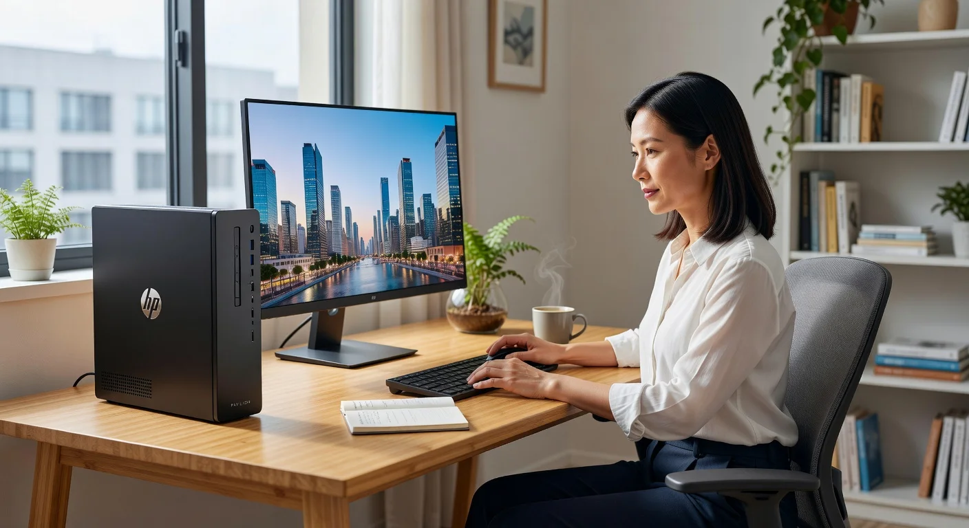 HP Pavilion Desktop TP01-2000 - detail closeup HP Pavilion Desktop TP01-2000 - detail closeup