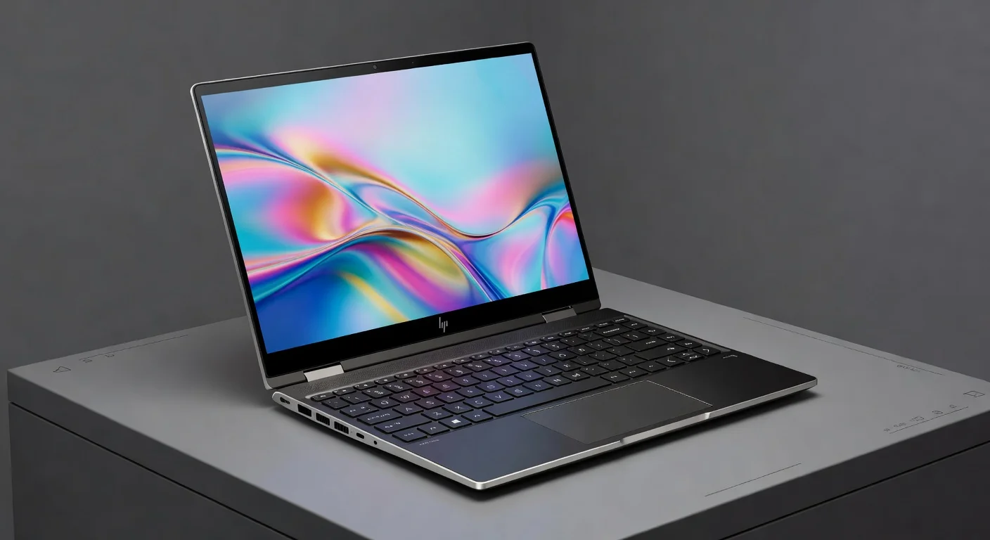 HP Spectre x360 14 (2026 Update) - side profile HP Spectre x360 14 (2026 Update) - side profile