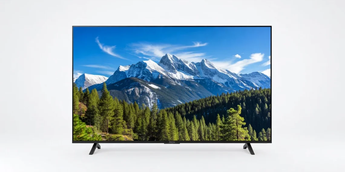 Hisense U6H QLED 4K TV - front design view