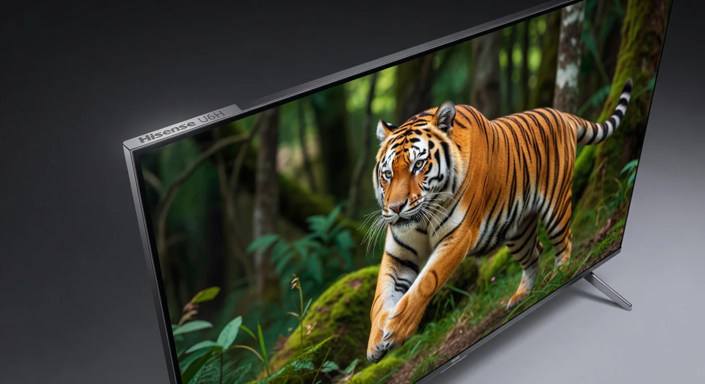 Hisense U6H QLED 4K TV - detail closeup