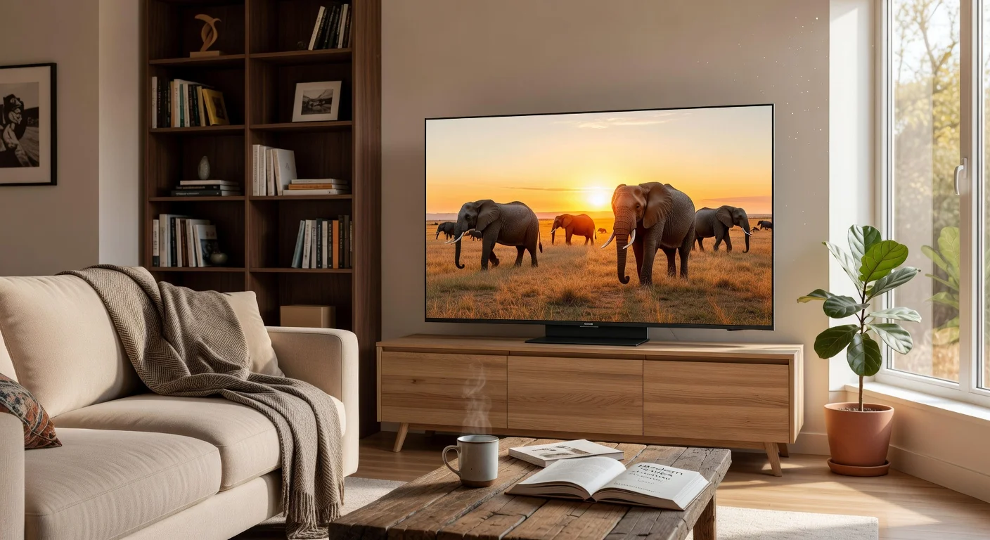 Hisense U6H QLED 4K TV - in-use shot