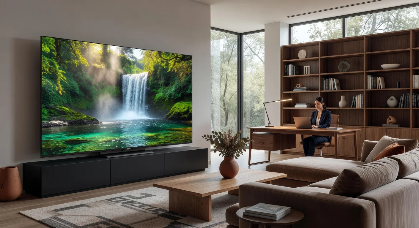 Hisense U9K Mini-LED 4K TV - in-use shot