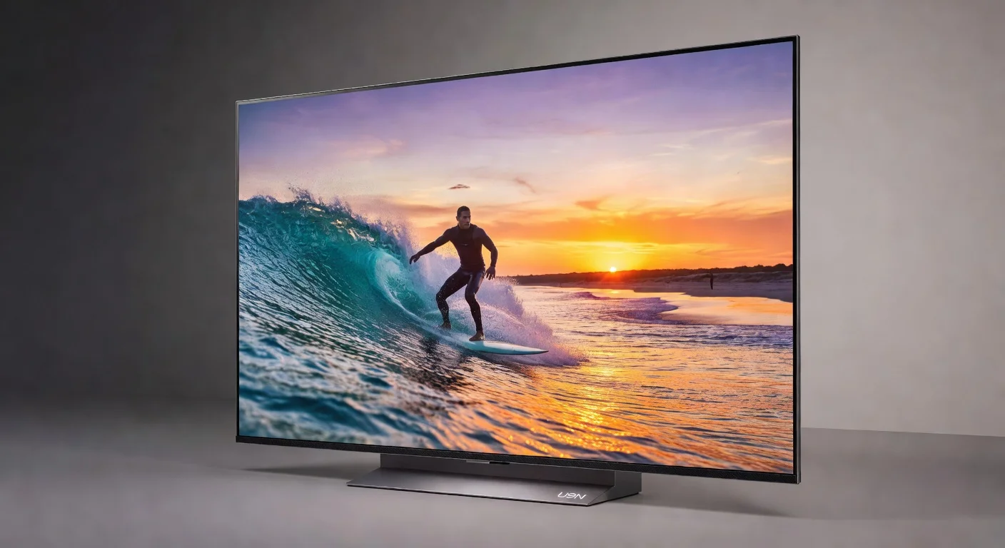 Hisense U9N Mini-LED 4K TV - side profile