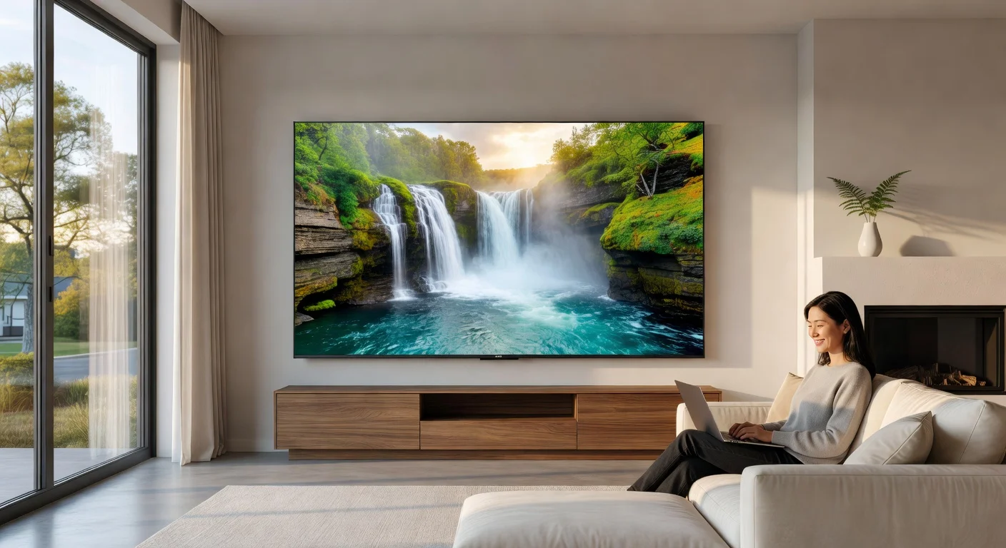Hisense U9N Mini-LED 4K TV - in-use shot