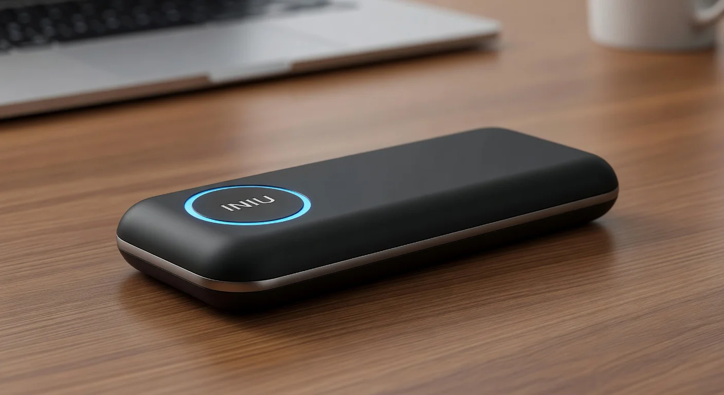 INIU Portable Charger 10000mAh - side profile INIU Portable Charger 10000mAh - side profile