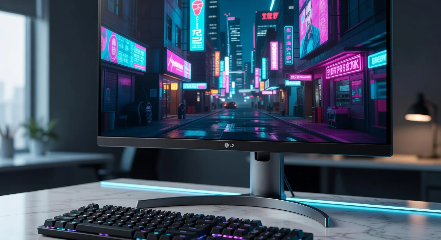 LG 27GP950-B - detail closeup