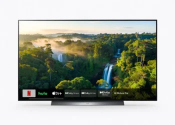 LG C4 OLED Evo 4K TV - front design view