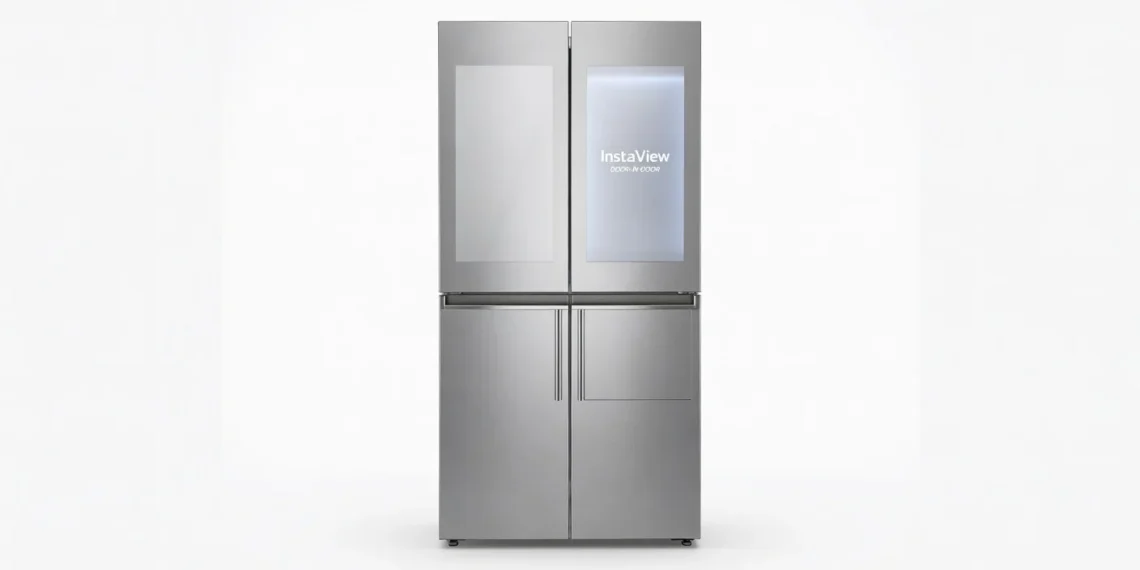 LG InstaView Door-in-Door Refrigerator 2026 - front design view