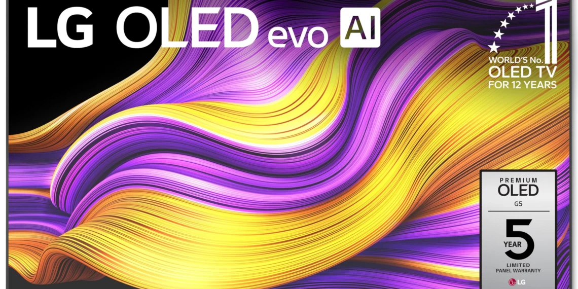 LG OLED evo G5 — official Amazon product image