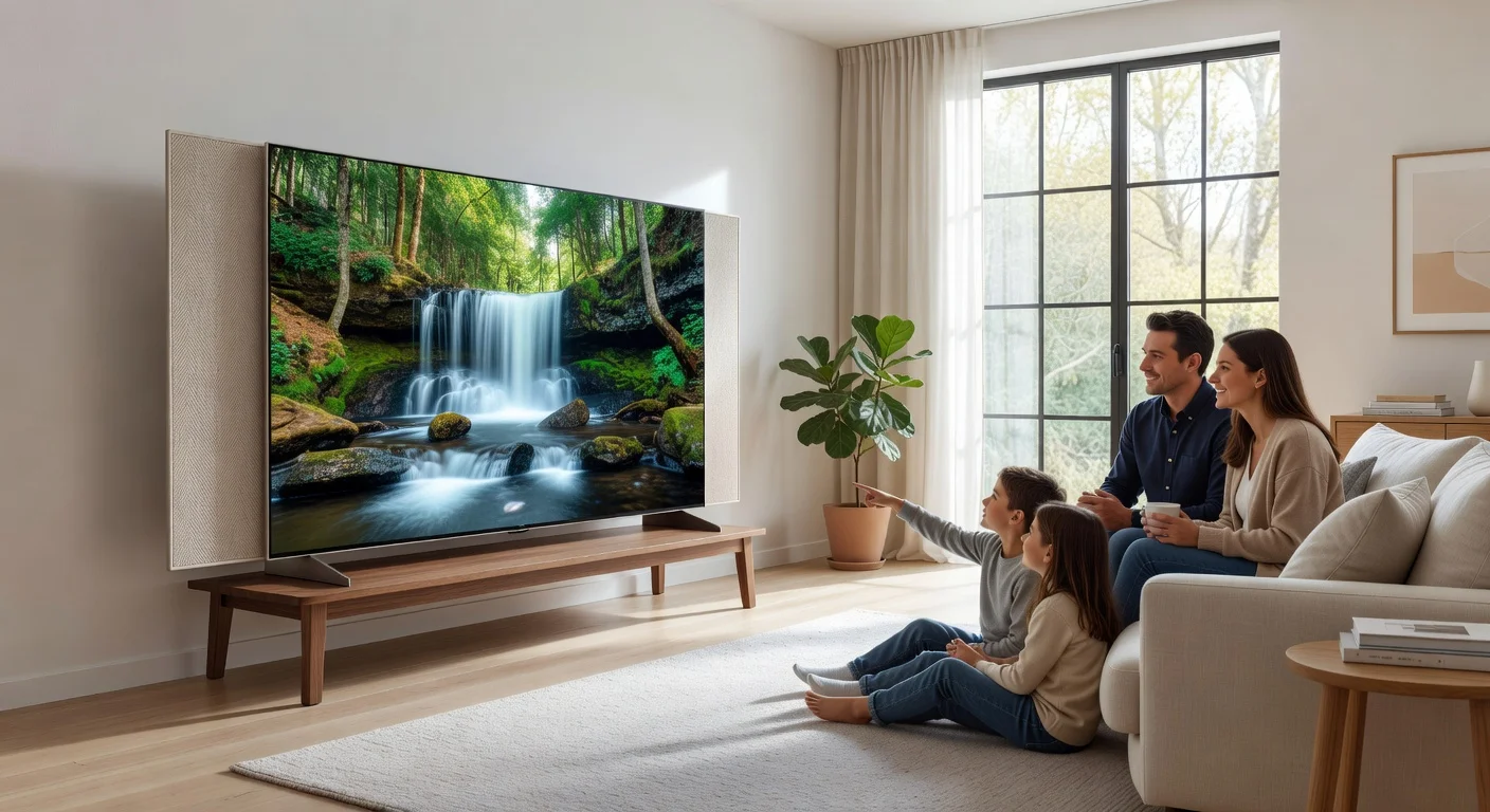 LG Objet Collection Easel TV 2 - in-use shot