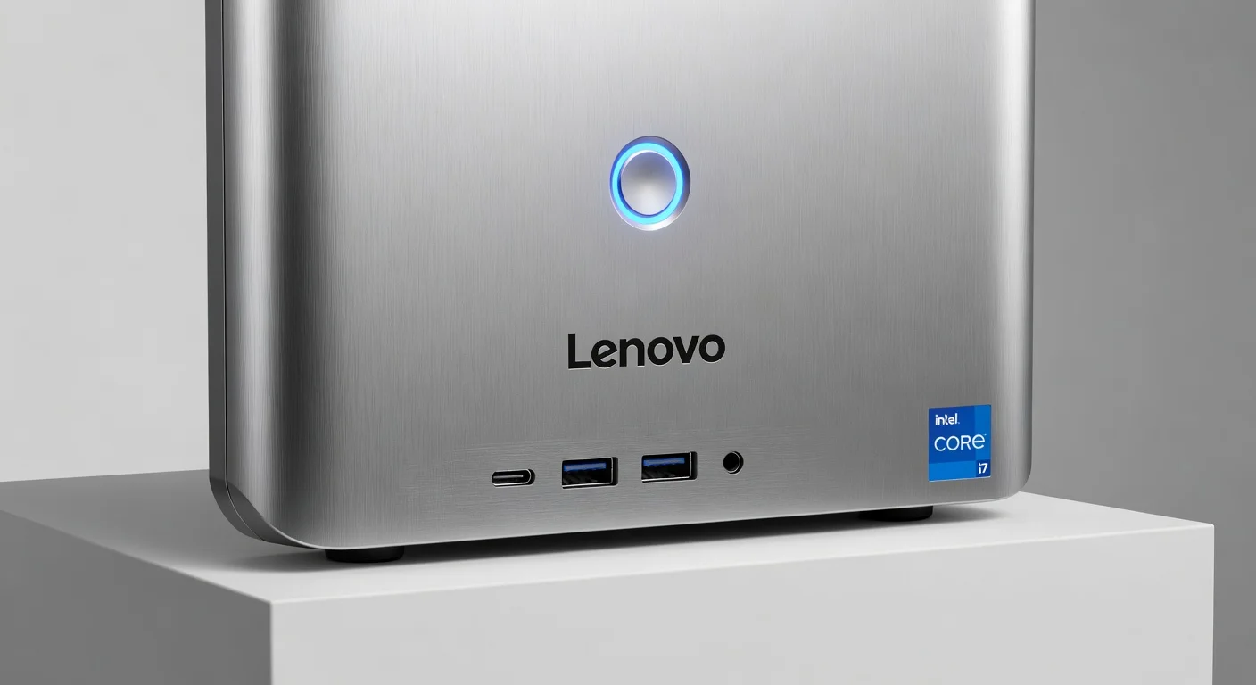 Lenovo IdeaCentre 5i - detail closeup Lenovo IdeaCentre 5i - detail closeup