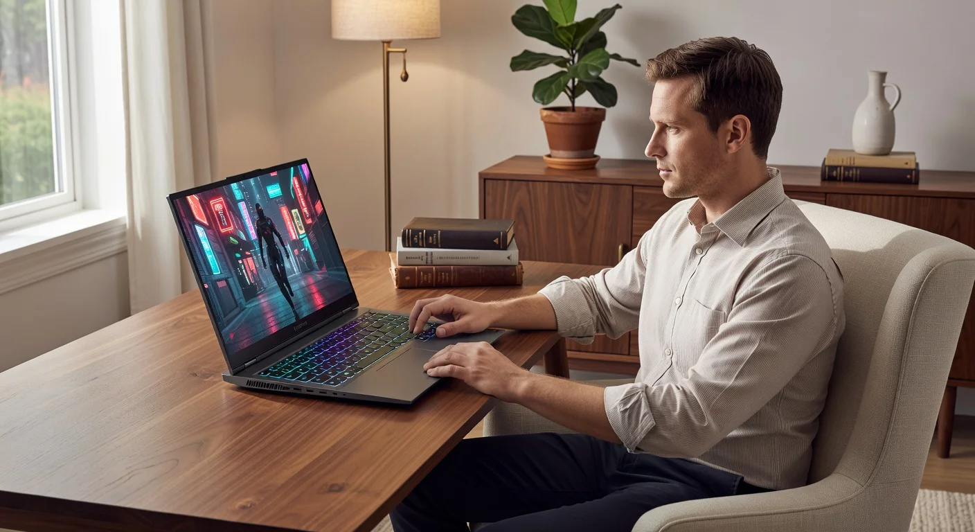 Lenovo Legion Pro 7i (Gen 10) - in-use shot Lenovo Legion Pro 7i (Gen 10) - in-use shot