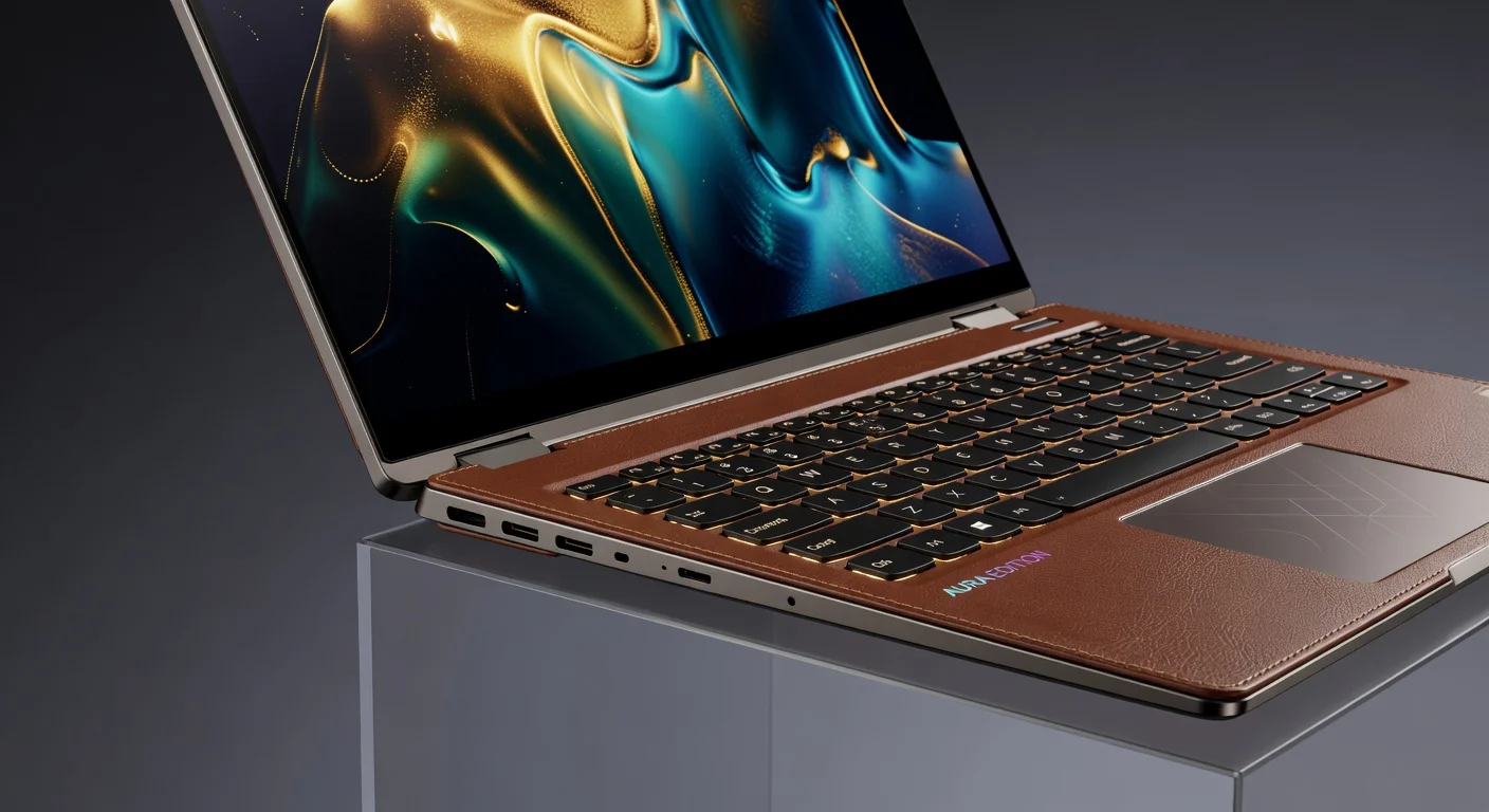 Lenovo Yoga 9i 2-in-1 Aura Edition - in-use shot