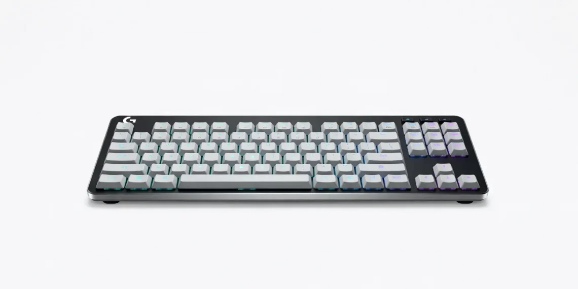 Logitech G515 TKL Wireless Keyboard - front design view