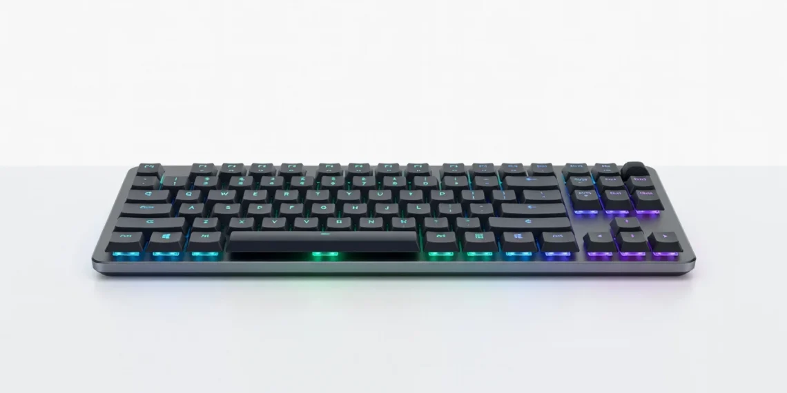 Logitech G515 TKL Wireless Keyboard - front design view
