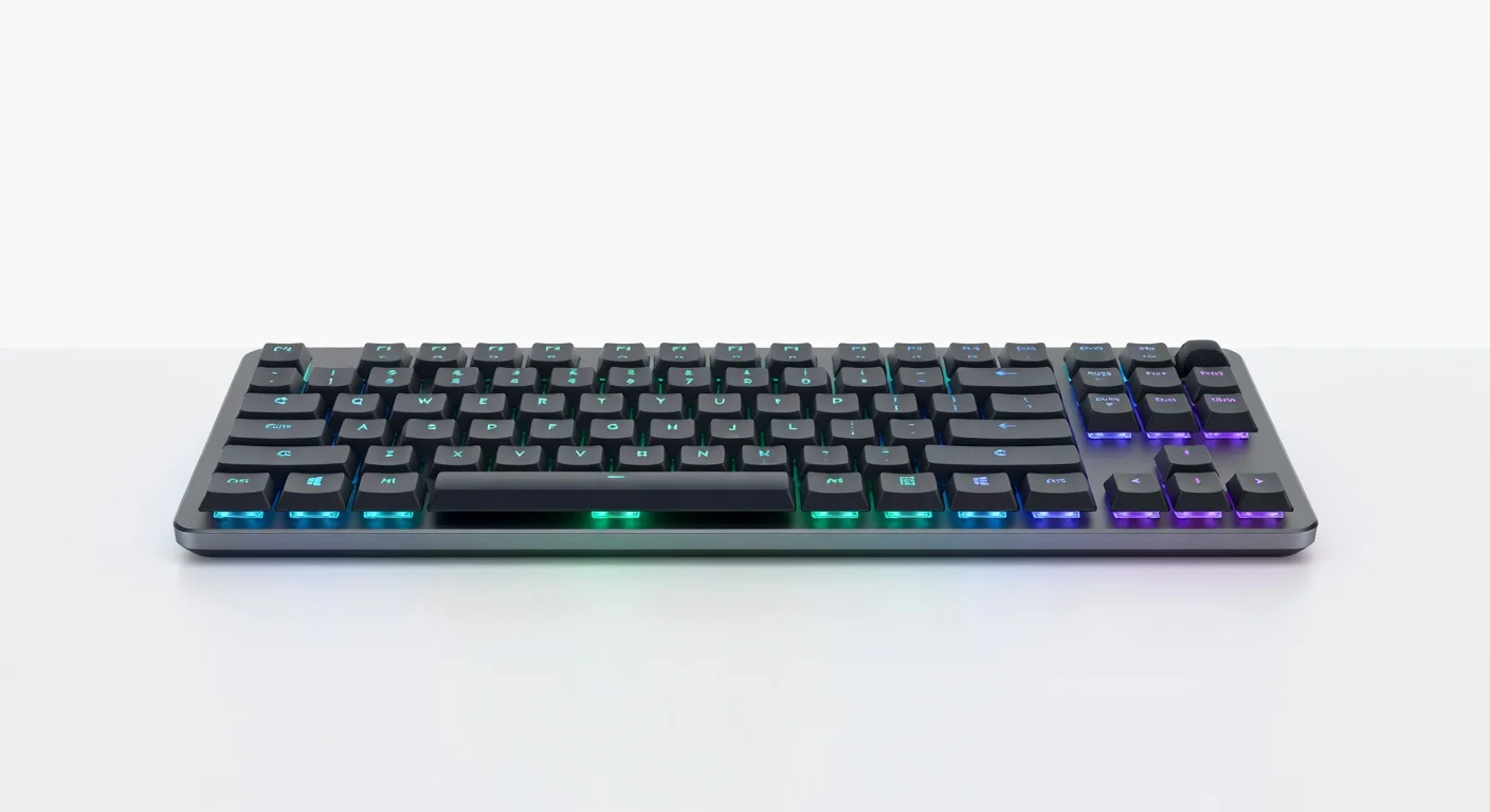 Logitech G515 TKL Wireless Keyboard - front design view Logitech G515 TKL Wireless Keyboard - front design view