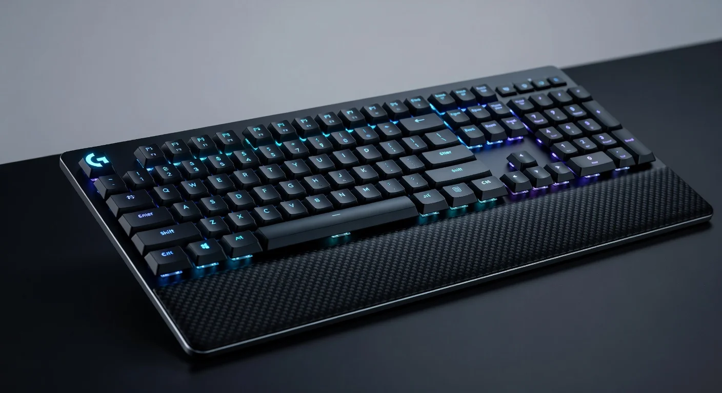 Logitech G515 TKL Wireless Keyboard - detail closeup