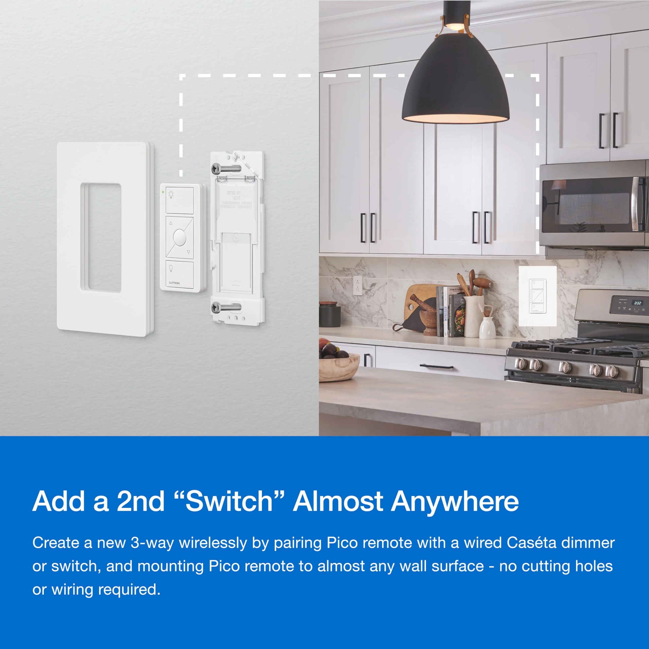 Lutron Caseta Smart Dimmer Switch — Amazon gallery image 1