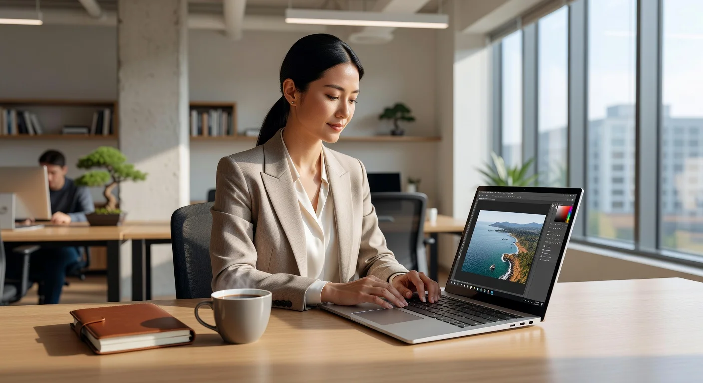 Microsoft Surface Laptop 6 - in-use shot