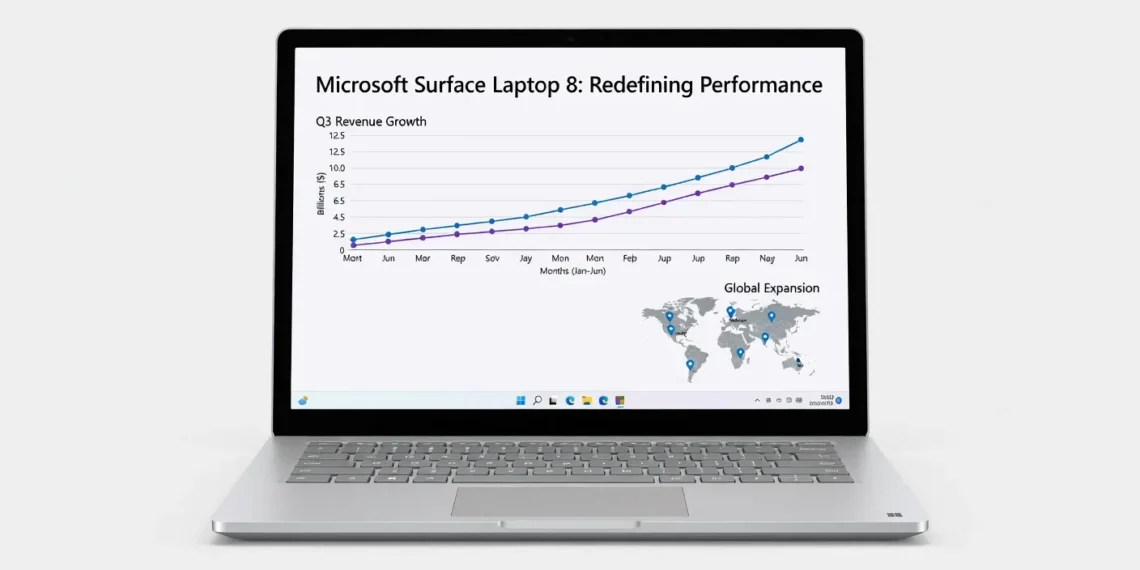 Microsoft Surface Laptop 8 - front design view