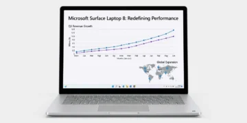 Microsoft Surface Laptop 8 - front design view