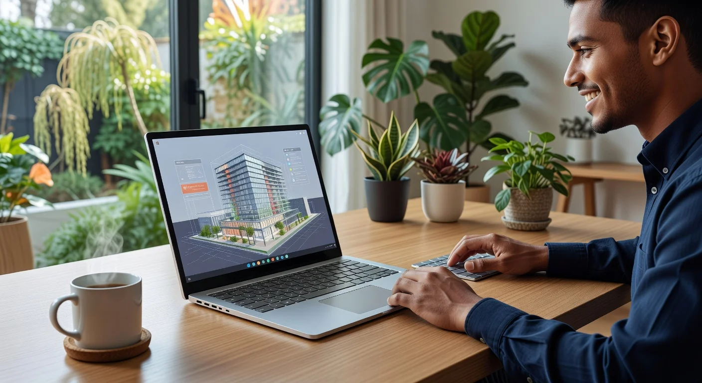 Microsoft Surface Laptop 8 - in-use shot