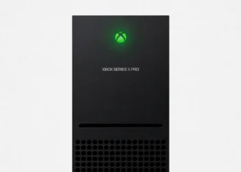 Microsoft Xbox Series X Pro - front design view