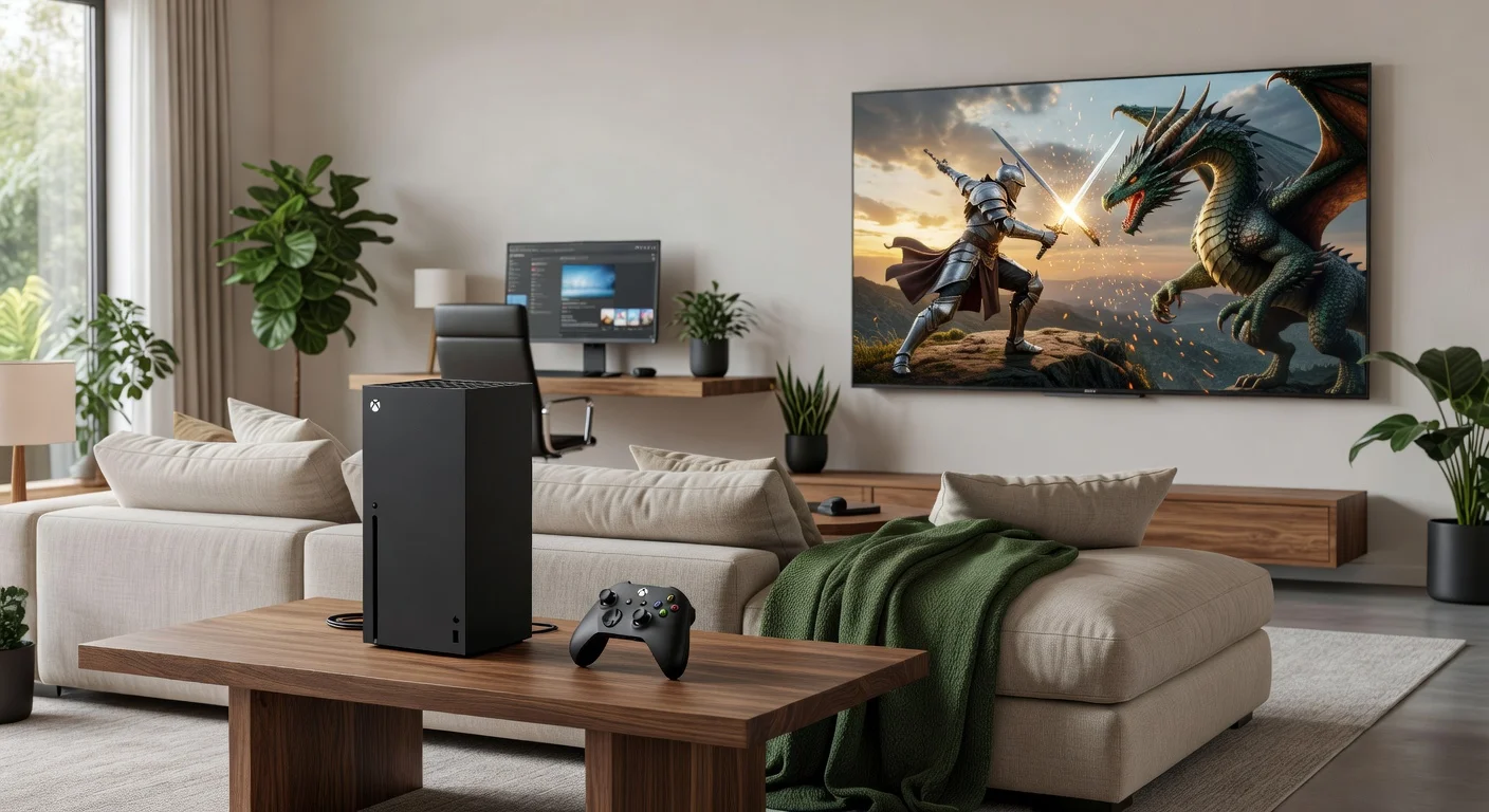 Microsoft Xbox Series X Pro - in-use shot