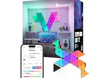 Nanoleaf Shapes Triangles Smarter Kit — official Amazon product image