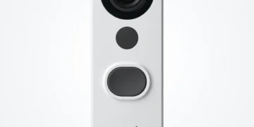 Nest Doorbell (Battery) - front design view