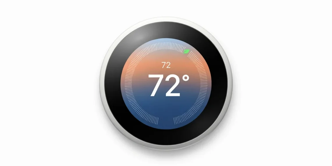 Nest Thermostat 4 - front design view