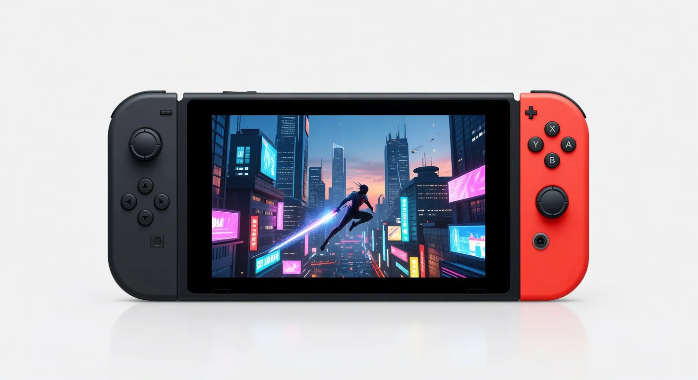 Nintendo Switch 2 - front design view Nintendo Switch 2 - front design view
