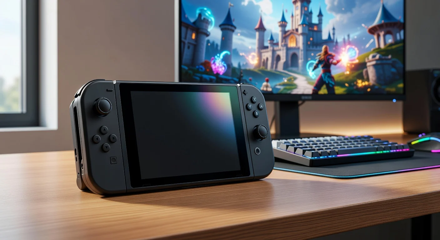 Nintendo Switch 2 - side profile Nintendo Switch 2 - side profile