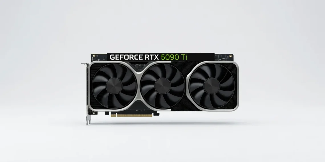 Nvidia GeForce RTX 5090 Ti - front design view