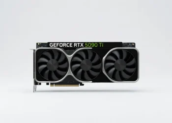 Nvidia GeForce RTX 5090 Ti - front design view