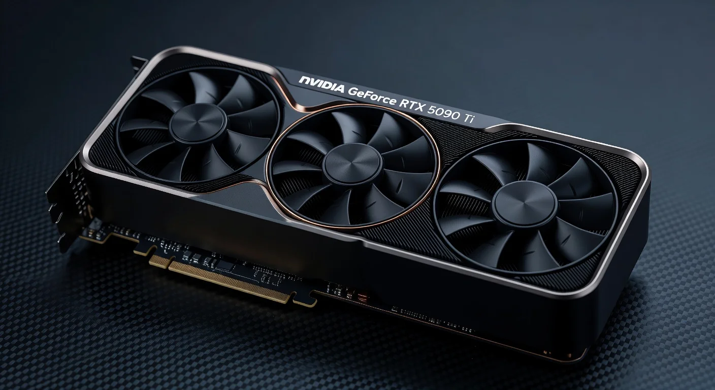 Nvidia GeForce RTX 5090 Ti - detail closeup