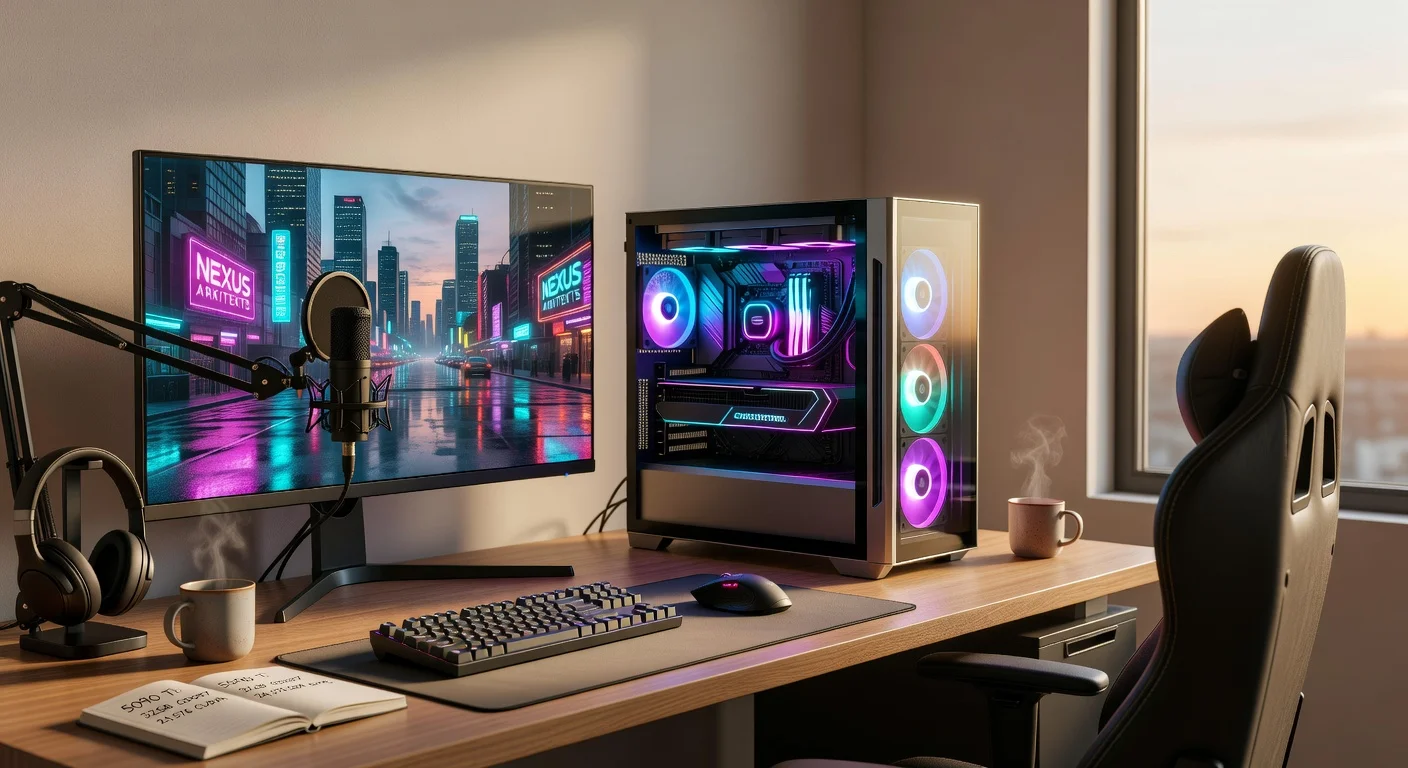 Nvidia GeForce RTX 5090 Ti - in-use shot