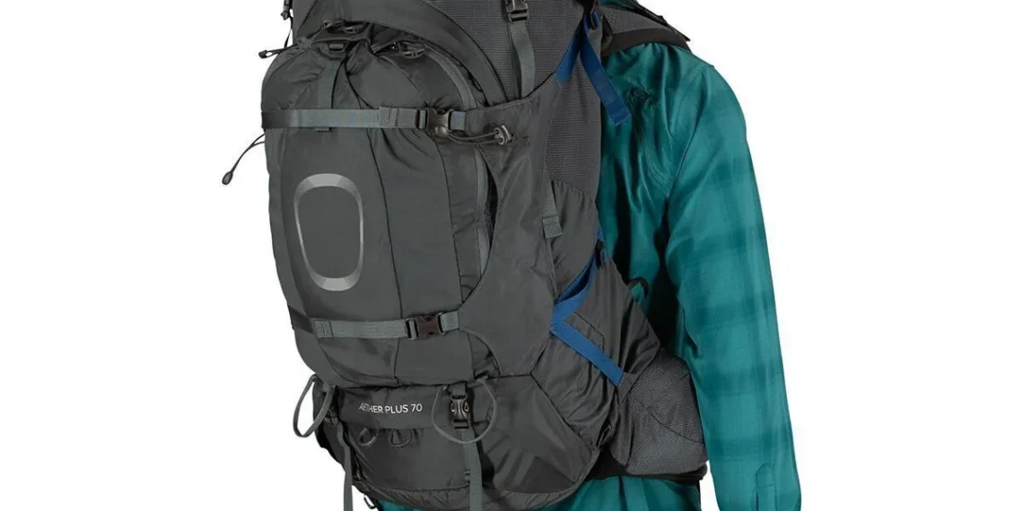 Osprey Aether Plus 70 Backpack - front design view