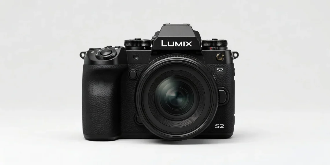 Panasonic Lumix S2 - front design view