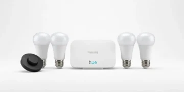 Philips Hue Smart Lighting Gen 5 - front design view