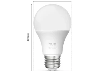 Philips Hue White and Color Ambiance A19 — official Amazon product image