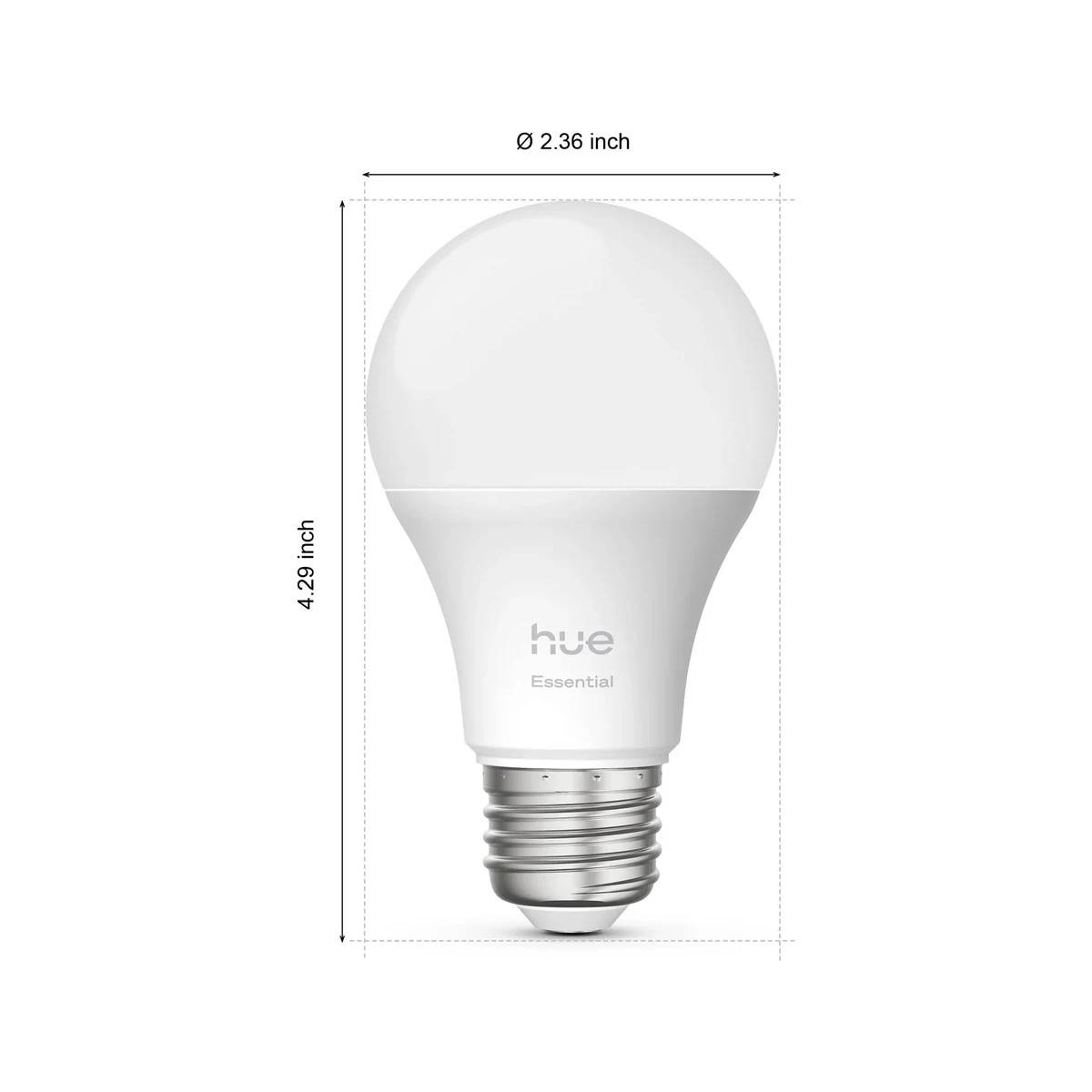 Philips Hue White and Color Ambiance A19 — official Amazon product image