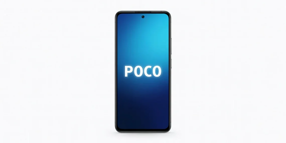 Poco F7 - front design view