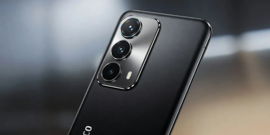 Poco F7 - front design view