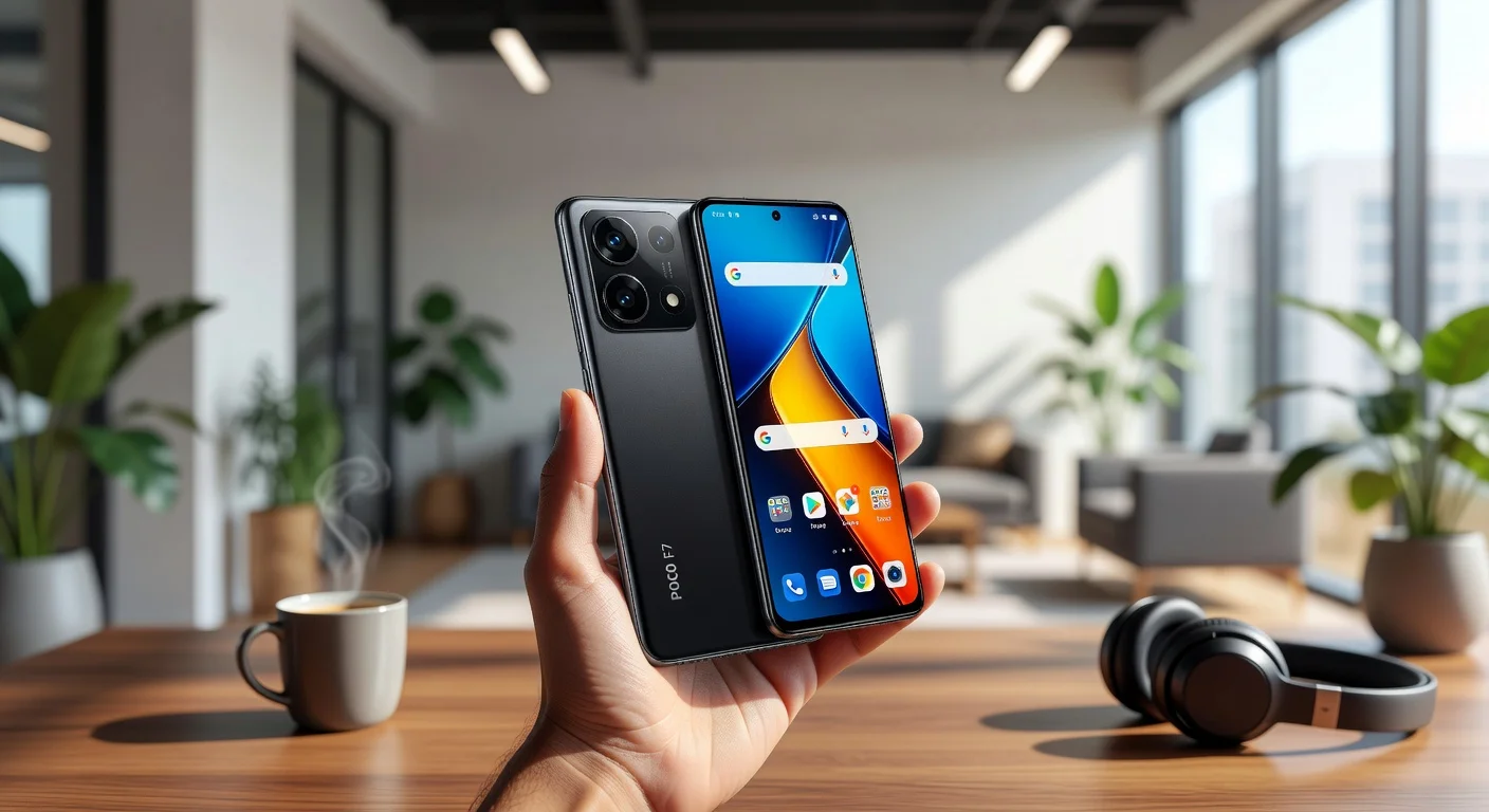 Poco F7 - side profile Poco F7 - side profile